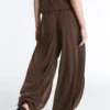Pantalones de chándal Soft Touch con mezcla de modal Pantalones de chándal Soft Touch con mezcla de modal