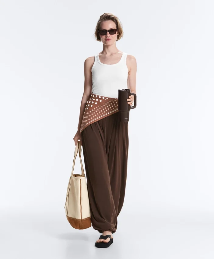 Pantalones de chándal Soft Touch con mezcla de modal Pantalones de chándal Soft Touch con mezcla de modal