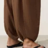 Pantalones de corte holgado 100 % algodón Pantalones de corte holgado 100 % algodón