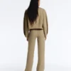 Chaqueta de corte recto con efecto neopreno Chaqueta de corte recto con efecto neopreno