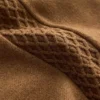 Pantalones de corte recto con estructura de punto en los laterales