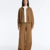 Chaqueta de punto estructurada con capucha