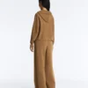 Chaqueta de punto estructurada con capucha