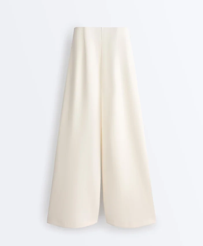 Pantalones de corte recto con modal Soft Touch y ribetes Pantalones de corte recto con modal Soft Touch y ribetes