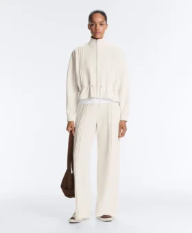 Pantalones de corte recto con modal Soft Touch y ribetes Pantalones de corte recto con modal Soft Touch y ribetes