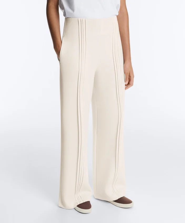 Pantalones de corte recto con modal Soft Touch y ribetes Pantalones de corte recto con modal Soft Touch y ribetes