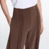 Pantalones de corte recto con modal Soft Touch y ribetes Pantalones de corte recto con modal Soft Touch y ribetes