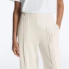 Pantalones de corte recto con modal Soft Touch y ribetes Pantalones de corte recto con modal Soft Touch y ribetes