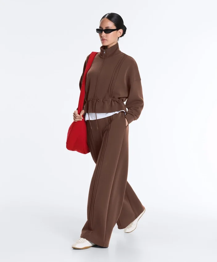Pantalones de corte recto con modal Soft Touch y ribetes Pantalones de corte recto con modal Soft Touch y ribetes