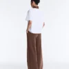 Pantalones de corte recto con modal Soft Touch y ribetes Pantalones de corte recto con modal Soft Touch y ribetes