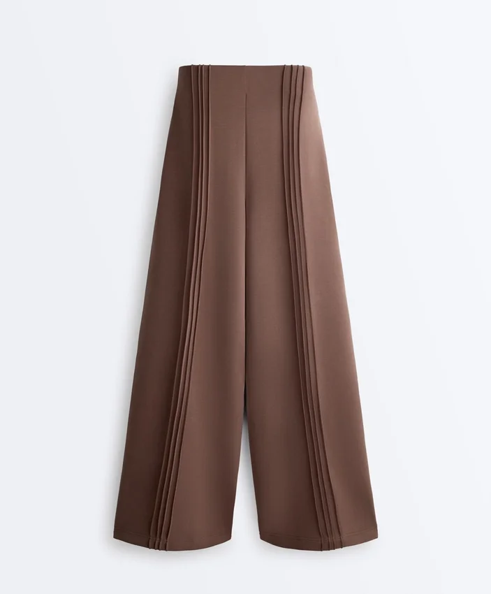 Pantalones de corte recto con modal Soft Touch y ribetes Pantalones de corte recto con modal Soft Touch y ribetes