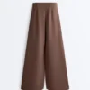 Pantalones de corte recto con modal Soft Touch y ribetes Pantalones de corte recto con modal Soft Touch y ribetes