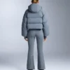 Chaqueta de pantalones cortos de esquí ligera, 80 % plumón y 20 % Minardi Piume, resistente al agua Chaqueta de pantalones cortos de esquí ligera, 80 % plumón y 20 % Minardi Piume, resistente al agua