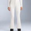 Pantalones de esquí elásticos acampanados y resistentes al agua