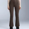 Pantalones de esquí elásticos acampanados y resistentes al agua