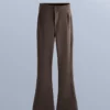 Pantalones de esquí elásticos acampanados y resistentes al agua