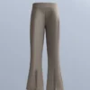 Pantalones de esquí elásticos acampanados y resistentes al agua