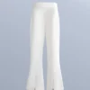 Pantalones de esquí elásticos acampanados y resistentes al agua