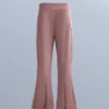 Pantalones de esquí elásticos acampanados y resistentes al agua