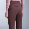 Pantalones de esquí elásticos acampanados y resistentes al agua