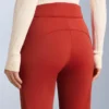 Pantalones de esquí elásticos acampanados y resistentes al agua