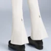 Pantalones de esquí elásticos acampanados y resistentes al agua