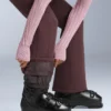 Pantalones de esquí elásticos acampanados y resistentes al agua
