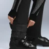 Pantalones de esquí elásticos acampanados y resistentes al agua