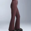 Pantalones de esquí elásticos acampanados y resistentes al agua