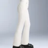 Pantalones de esquí elásticos acampanados y resistentes al agua