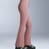 Pantalones de esquí elásticos acampanados y resistentes al agua