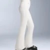 Pantalones de esquí elásticos, acampanados y resistentes al agua