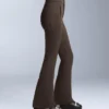 Pantalones de esquí elásticos, acampanados y resistentes al agua