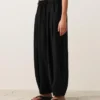 Pantalones de estilo globo 100 % lino