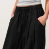 Pantalones de estilo globo 100 % lino