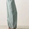 Pantalones de estilo globo 100 % lino