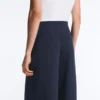 Pantalones de modal Soft Touch con detalle de rayas marineras Pantalones de modal Soft Touch con detalle de rayas marineras