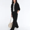 Chaqueta Soft Touch de modal con dobladillo de festón