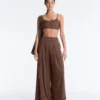 Pantalones de pierna ancha Light Touch con pinzas Pantalones de pierna ancha Light Touch con pinzas
