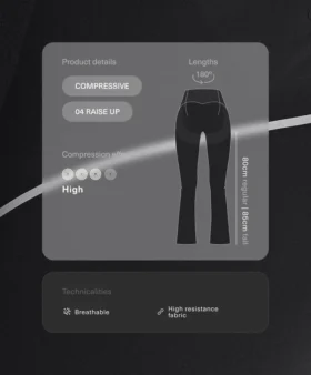 Pantalones de talle alto, compresivos y Raise Up Pantalones de talle alto, compresivos y Raise Up