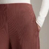Pantalones de talle alto con ribete y modal Soft Touch Pantalones de talle alto con ribete y modal Soft Touch
