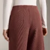 Pantalones de talle alto con ribete y modal Soft Touch Pantalones de talle alto con ribete y modal Soft Touch