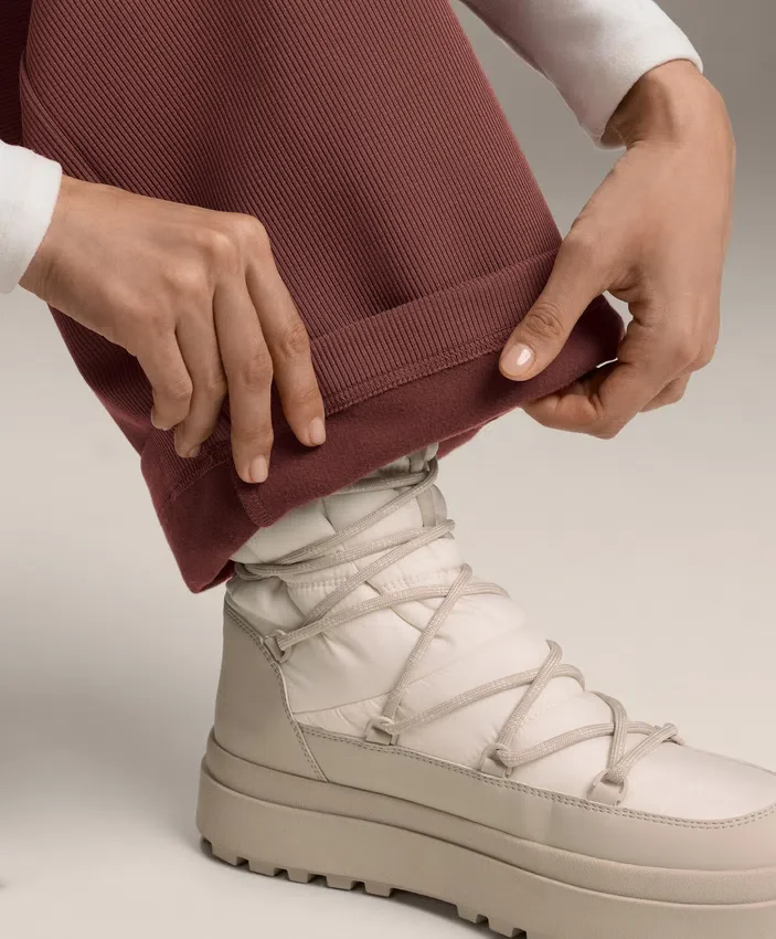 Pantalones de talle alto con ribete y modal Soft Touch Pantalones de talle alto con ribete y modal Soft Touch