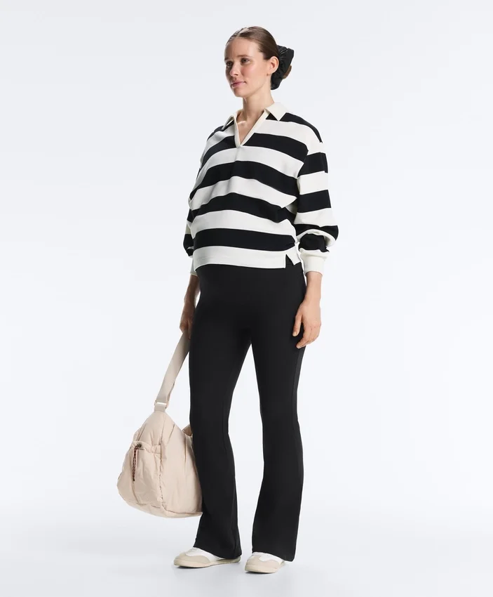Pantalones premamá Comfortlux acampanados de 80 cm Pantalones premamá Comfortlux acampanados de 80 cm