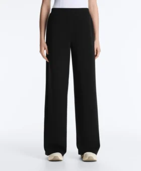 Pantalones rectos a rayas con modal Soft Touch