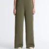 Pantalones rectos a rayas con modal Soft Touch