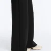 Pantalones rectos a rayas con modal Soft Touch Pantalones rectos a rayas con modal Soft Touch