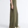 Pantalones rectos a rayas con modal Soft Touch