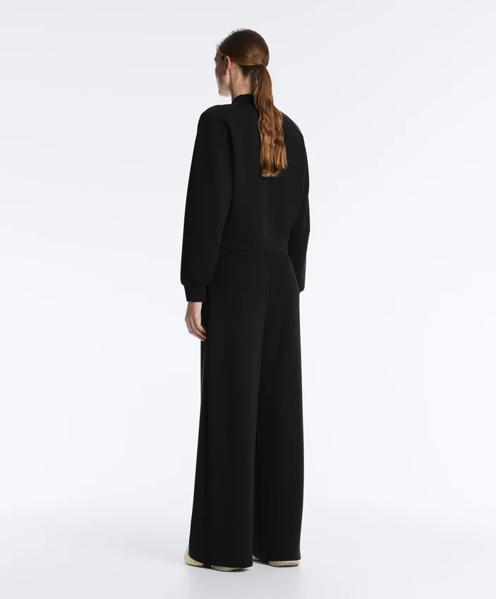 Pantalones rectos a rayas con modal Soft Touch Pantalones rectos a rayas con modal Soft Touch