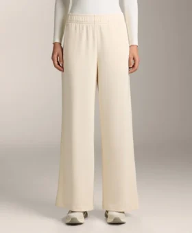 Pantalones rectos con ribete lateral y modal Soft Touch